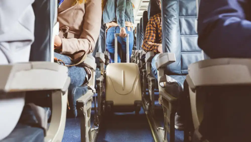 Pasajeros de un avión