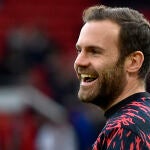 Juan Mata durante su paso por el Manchester United