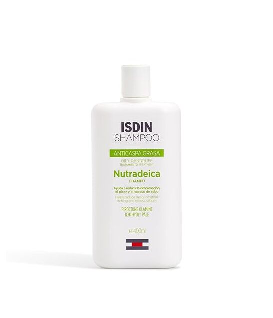 Isdin Nutradeica Champú Anticaspagrasa, Reduce la descamación, el picor y el exceso de sebo