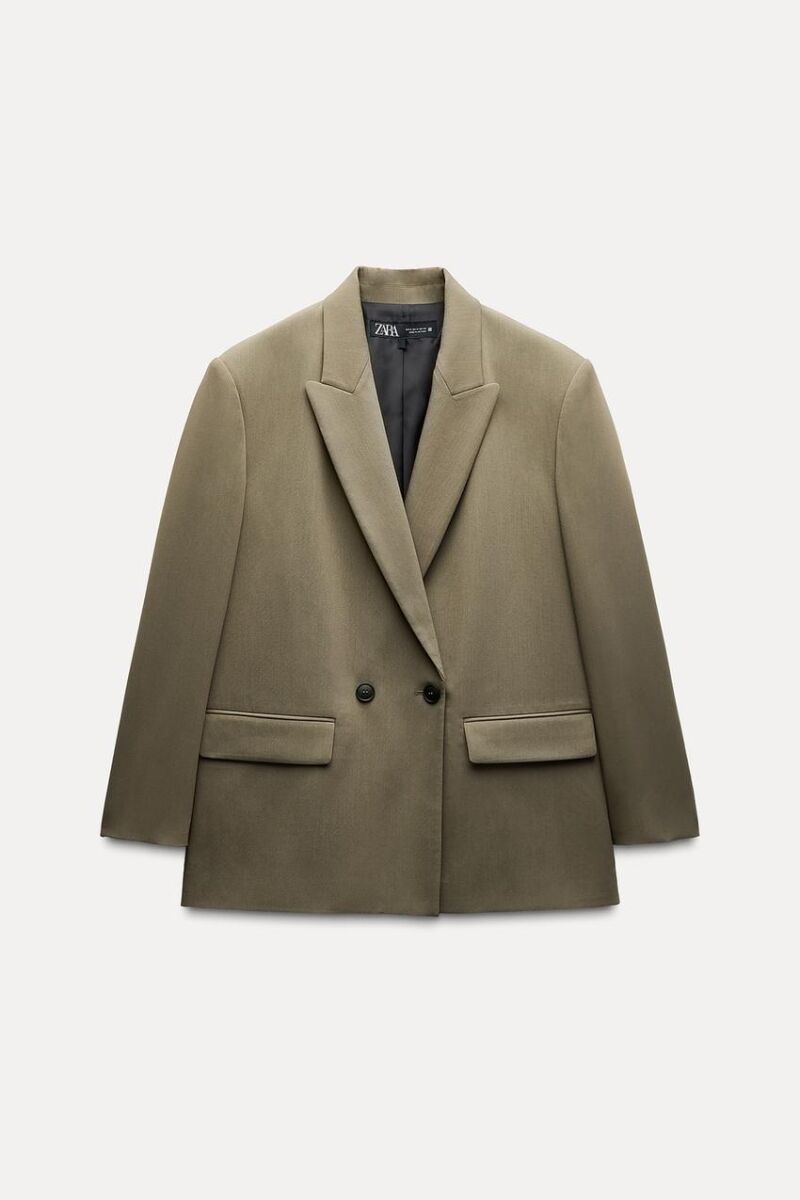 Blazer cruzada oversize