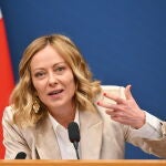 La primera ministra italiana Giorgia Meloni