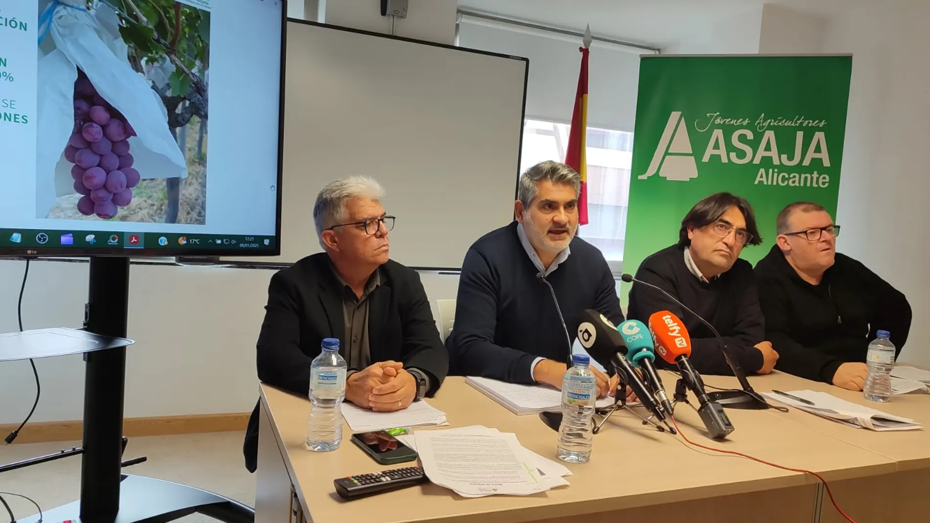 Presentación del balance agrario de la provincia de Alicante por parte de ASAJA hoy en Alicante