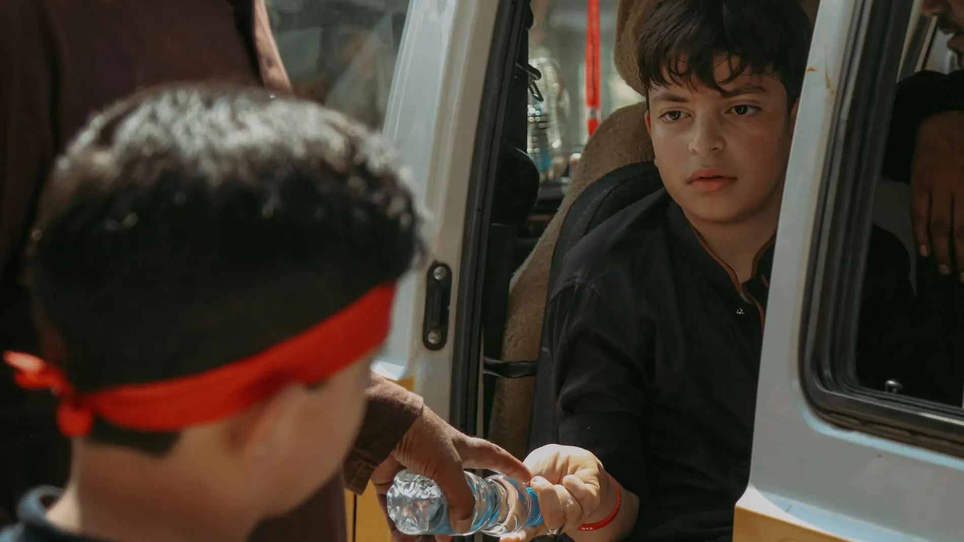 Botella en el coche