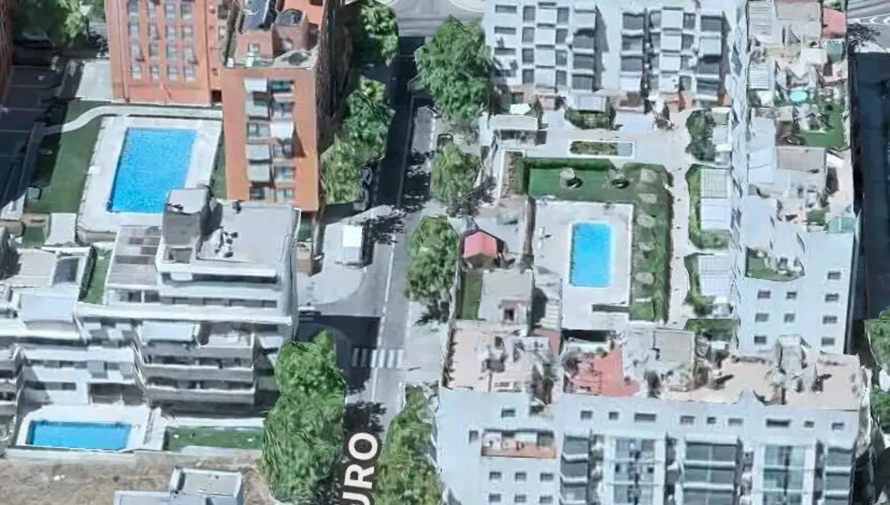 Imagen áerea de la urbanización
