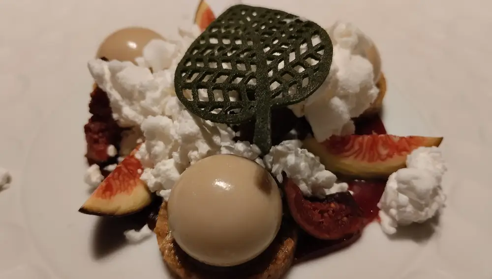 Detalle culinario de Cinc Sentits