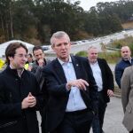 Rueda, hoy, en la misma localidad de Tui en la que tuvo lugar el acto de Marlaska. 
