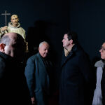Mañueco, Santonja y González Corral visitan la exposición en la Catedral de Valladolid