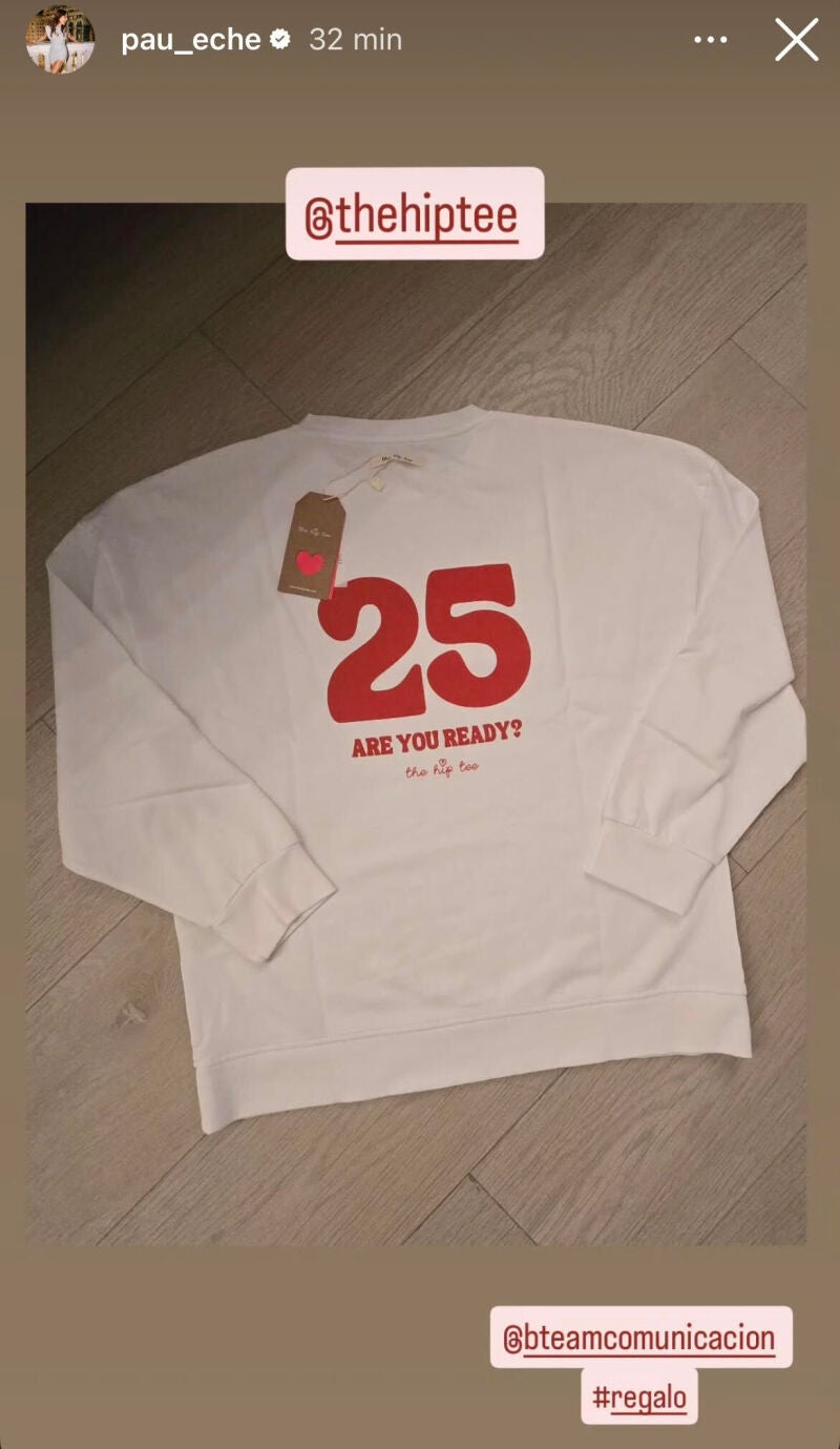 La sudadera de Paula.