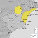 La Aemet activa un aviso de nivel amarillo por fuertes vientos para este sábado en el Altiplano