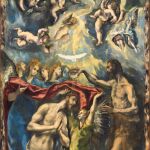 "El bautismo de Cristo", de El Greco (1597-1600)
