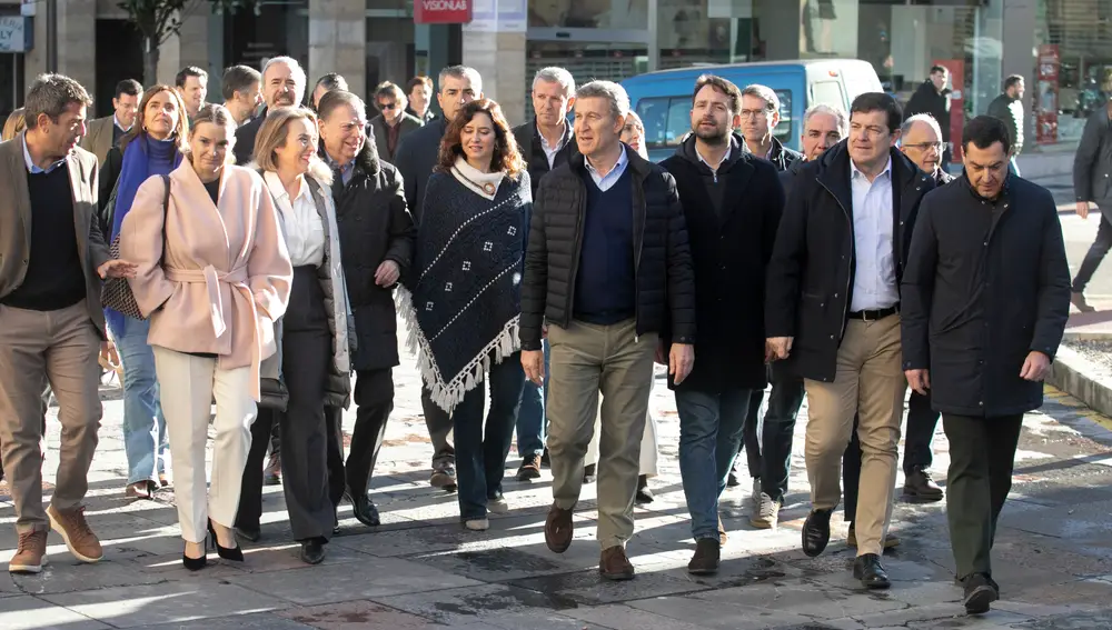Feijóo clausura el acto de presentación de la 'Declaración de Asturias' en Oviedo