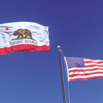 Imagen de archivo de la bandera del estado de California