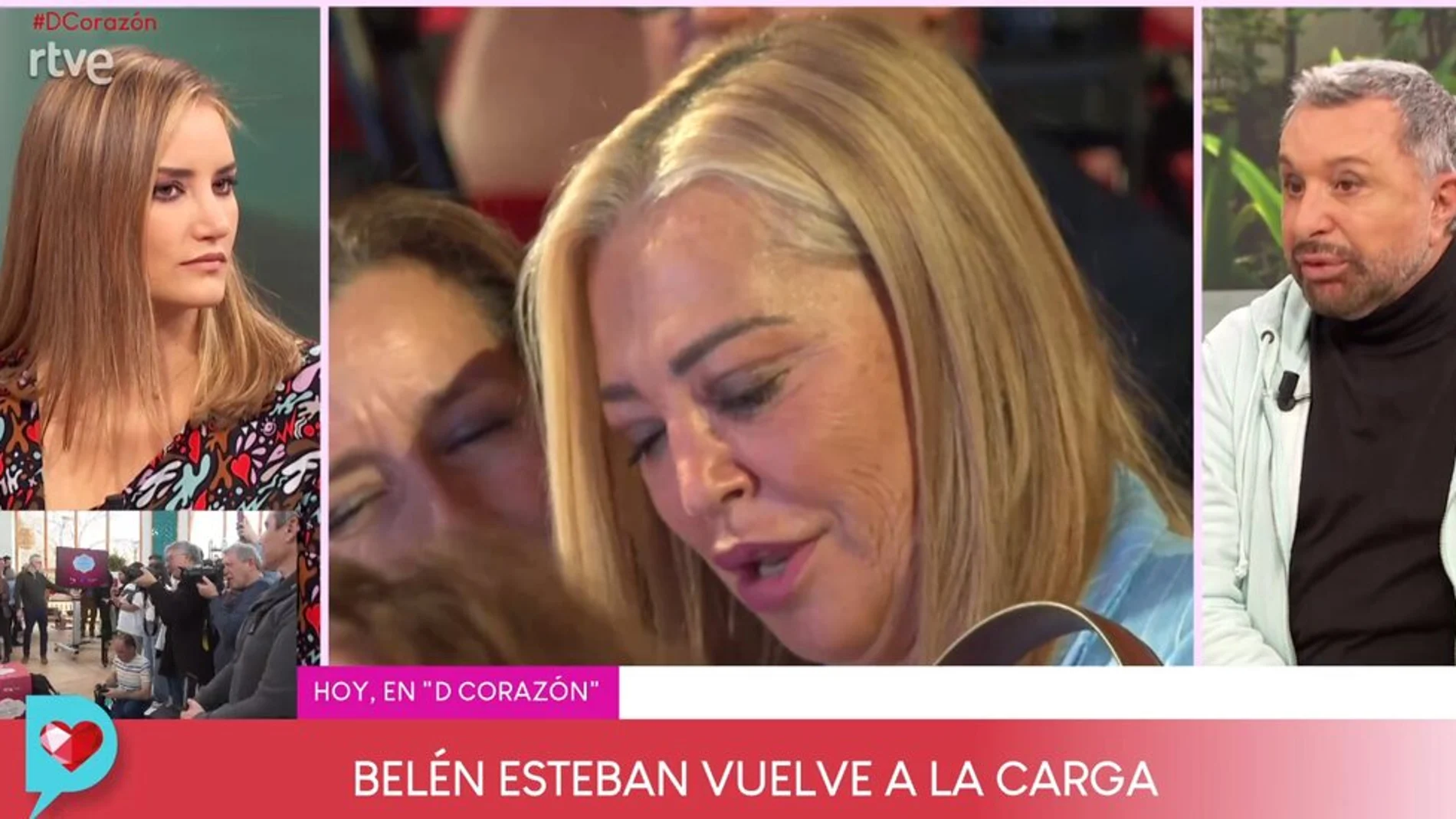 Alba Carrillo junto a José Manuel Parada en 'D Corazón'
