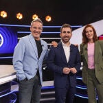 David Calle, Aitor Albizua y Elena Herr&aacute;iz en "Cifras y Letras"