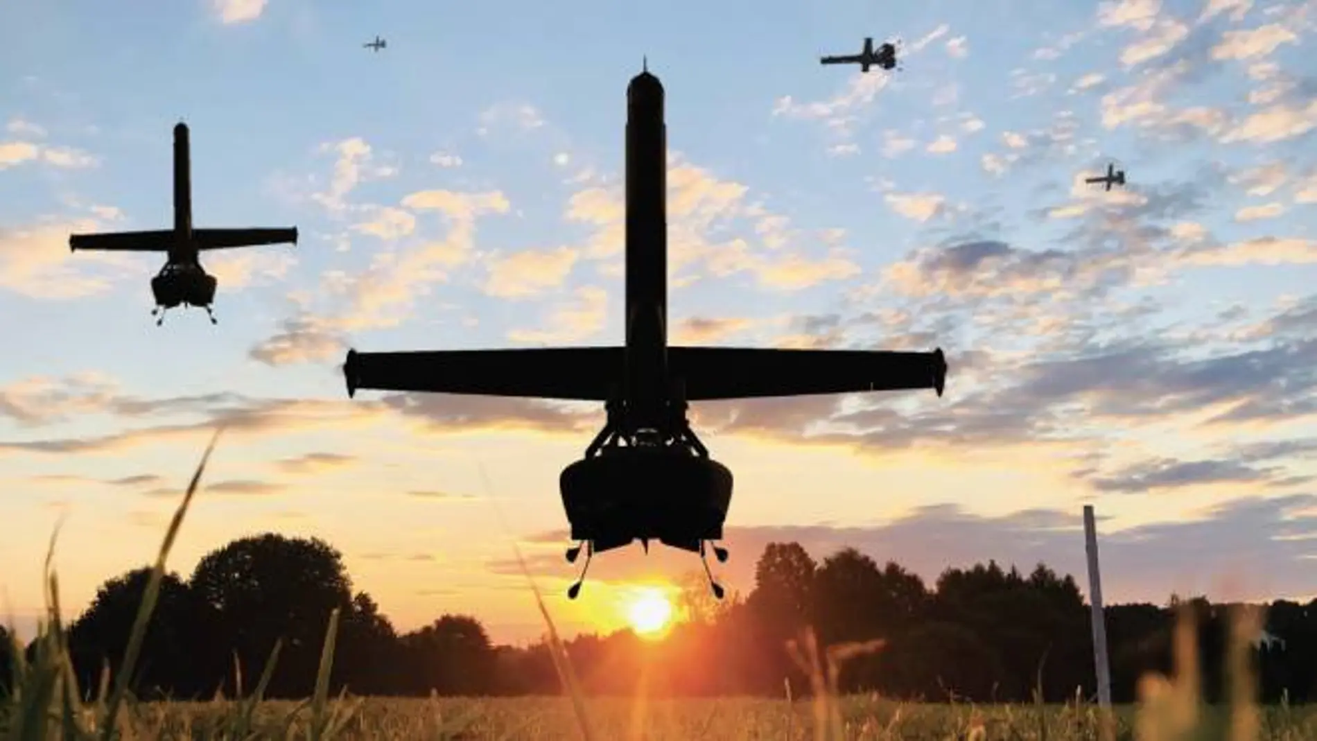 V-BAT, el dron espía de EE.UU. que resiste la guerra electrónica de Rusia.