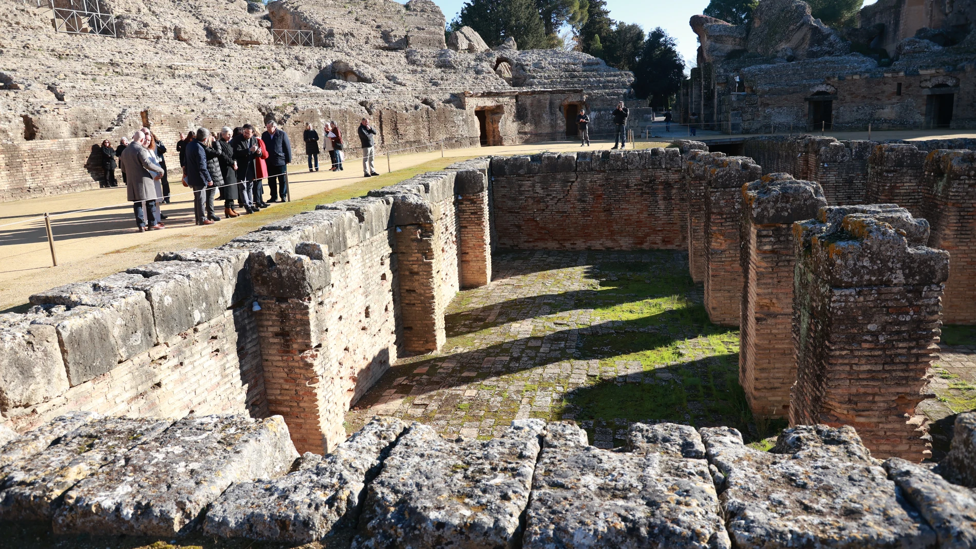 Conjunto Arqueológico de Itálica. A 13 enero de 2025, en Sevilla (Andalucía, España). La consejera de Cultura y Deporte, Patricia del Pozo, ha visitado el Conjunto Arqueológico de Itálica. 13 ENERO 2025 Rocío Ruz / Europa Press 13/01/2025