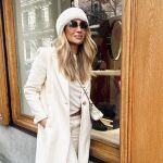 Marta Sánchez con look en blanco. 