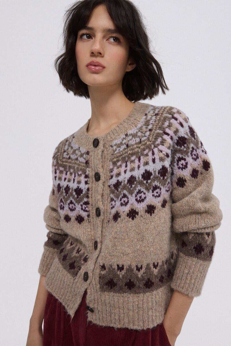 Chaqueta jacquard.