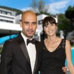 Pep Guardiola y su exmujer, Cristina Serra