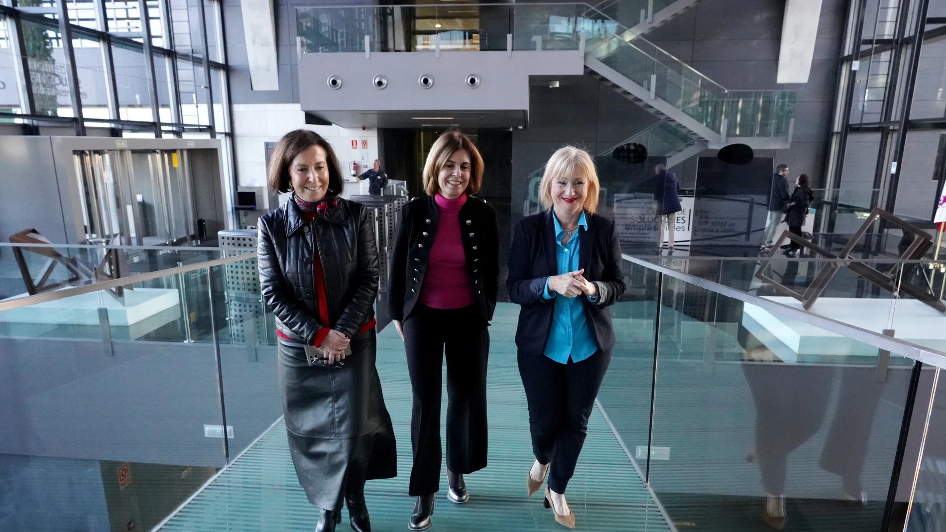 La consejera Leticia García en el Centro de Soluciones Empresariales de Castilla y León