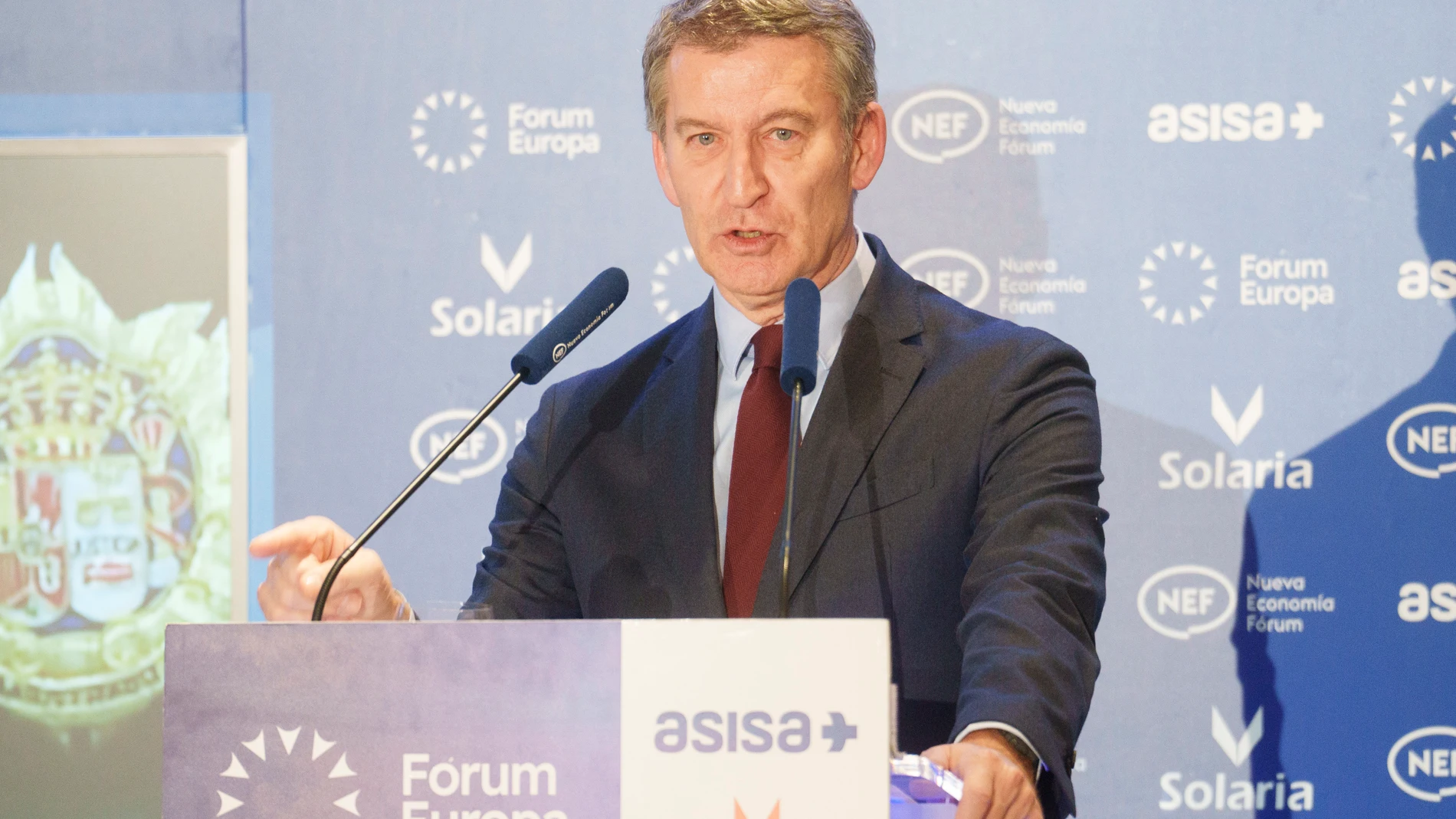 Feijóo interviene en el desayuno de Nueva Economía Forum