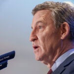 Feijóo interviene en el desayuno de Nueva Economía Forum. David Jar