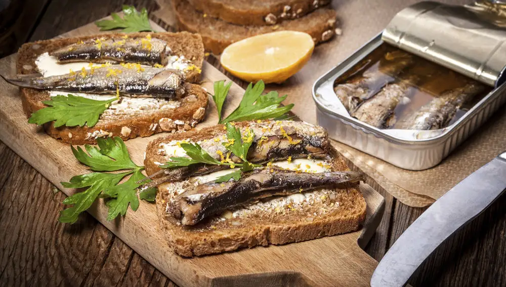 Bocadillo de sardinas