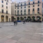Imagen de la plaza del Ayuntamiento de Alicante