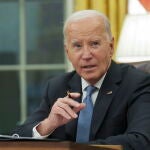 El presidente saliente de Estados Unidos, Joe Biden