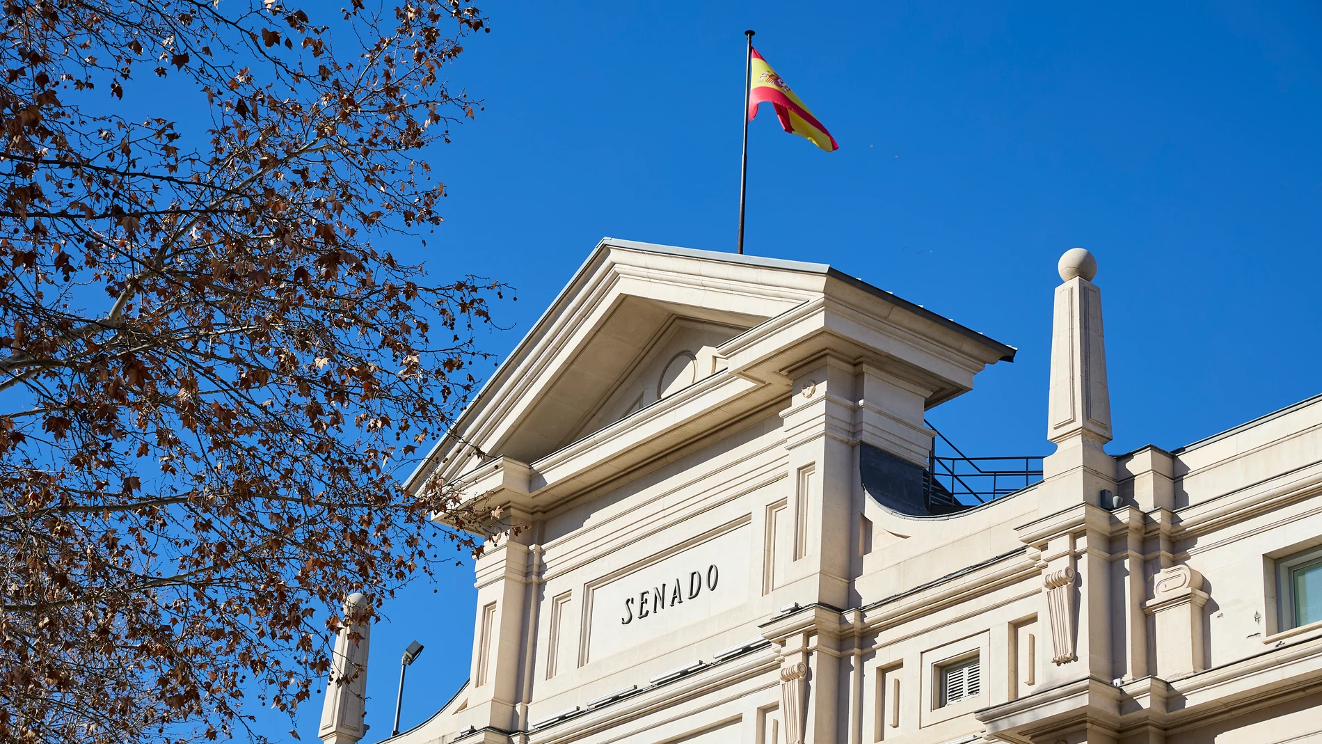 Fachada del Palacio del Senado, a 14 de enero de 2025, en Madrid (España). 14 ENERO 2025;SENADO;FACHADA; Jesús Hellín / Europa Press 14/01/2025