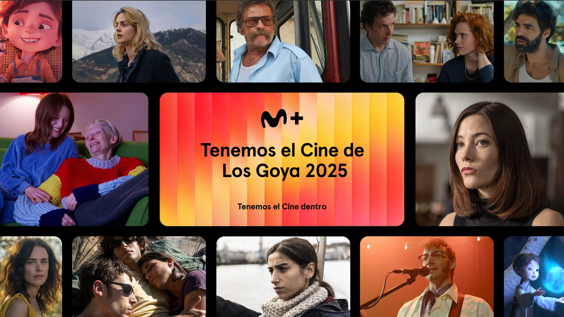 Las películas favoritas a los Goya 2025 llegan a Movistar Plus+