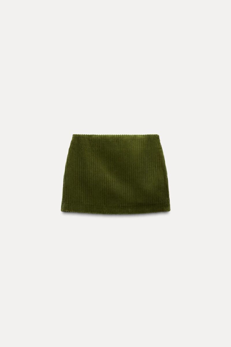 Falda mini pana
