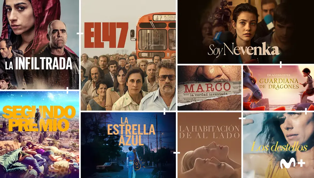 Algunas de las películas nominadas a los Premios Goya 2025