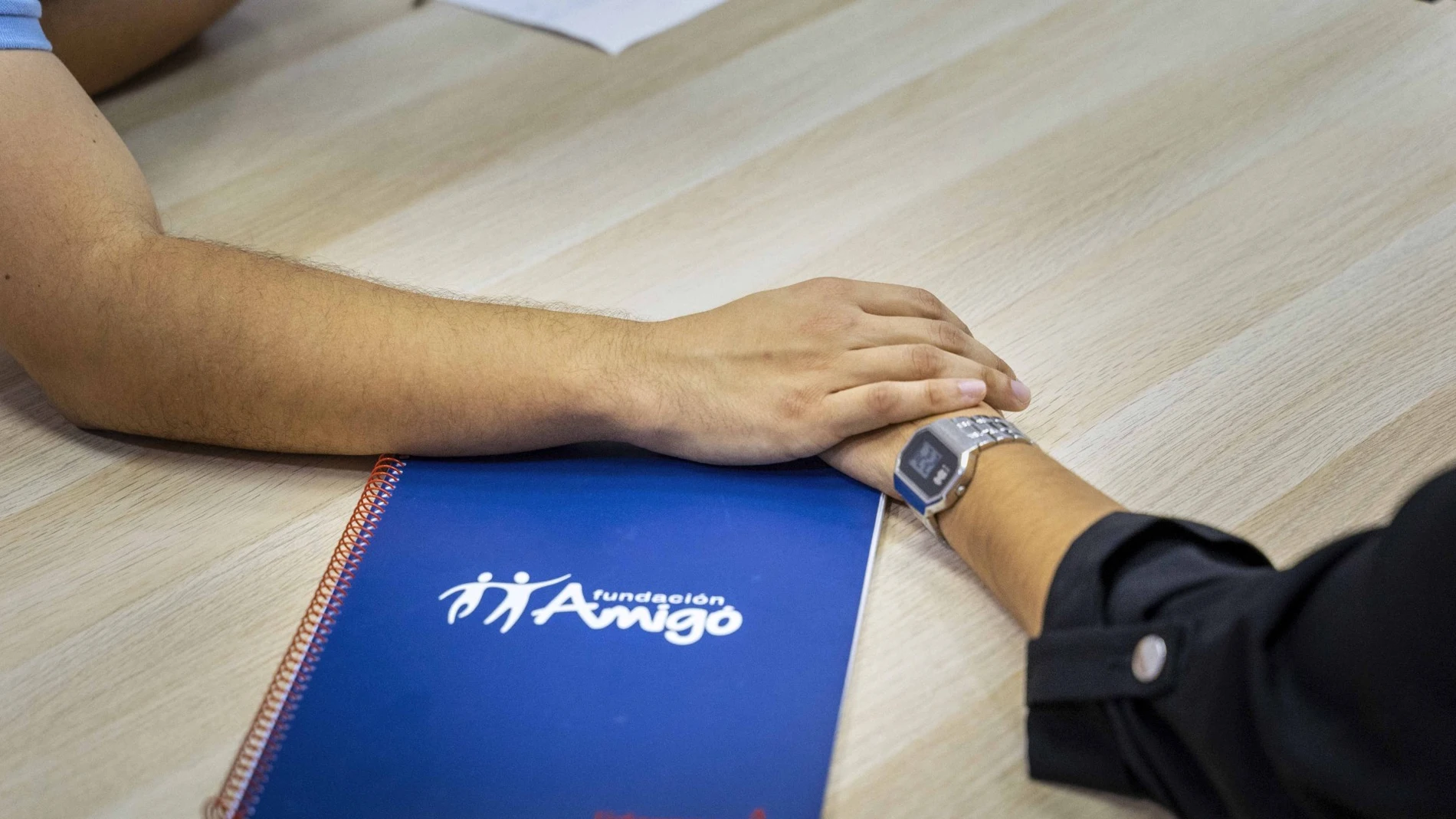 Atención por parte de la Fundación Amigo a uno de los progenitores agredidos