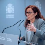 La ministra de Sanidad, Mónica García 