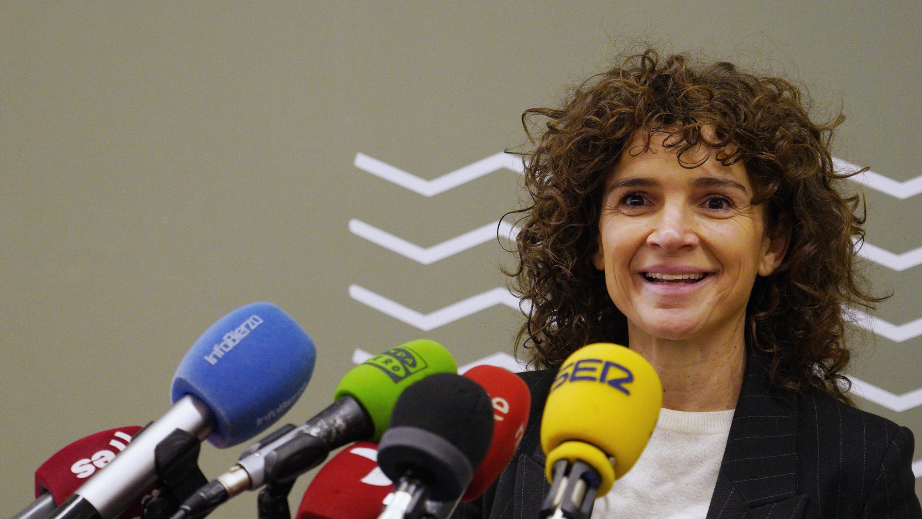 La directora del área de Museos, Patrimonio y Cultura de la Fundación Ciudad de la Energía, Concepción Fernández, durante la presentación del balance del año 2024 y la programación de 2025