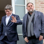 Reunión de Junqueras y Puigdemont en Waterloo
