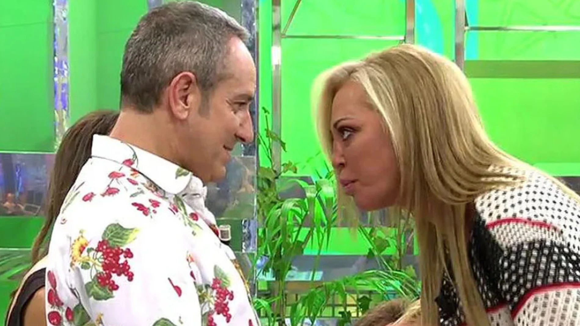 Belén Esteban y Víctor Sandoval