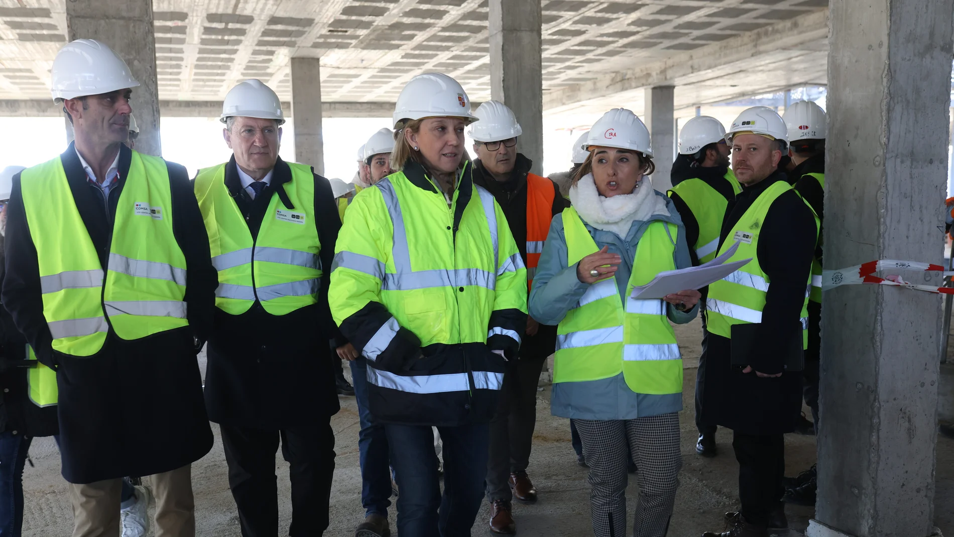 La vicepresidenta y consejera de Familia e Igualdad de Oportunidades, Isabel Blanco, visita las obras de la nueva residencia para personas mayores de Zamora.