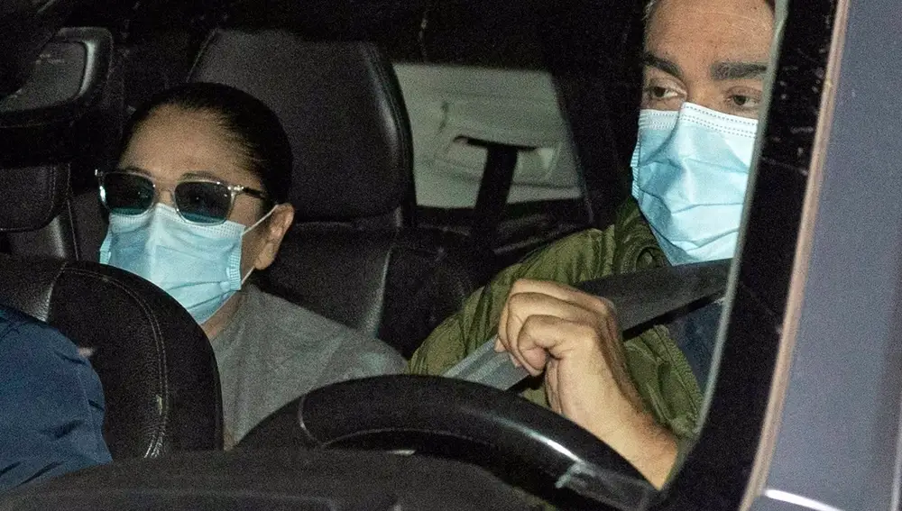 Isabel Pantoja y su hermano Agustín vuelven al hospital donde se encuentra ingresada la hija de Anabel