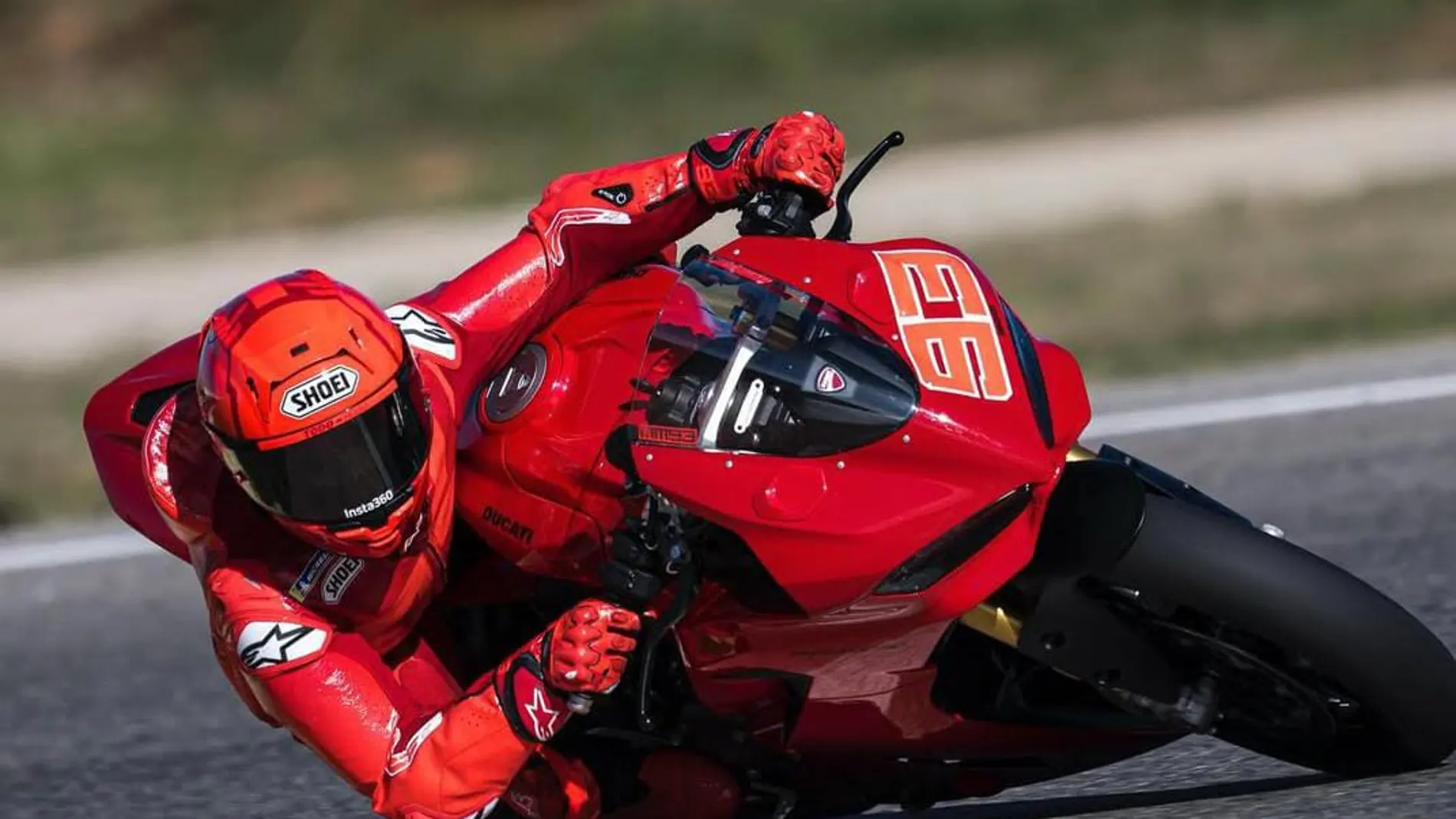 Marc Márquez, en un entrenamiento en el circuito Aspar