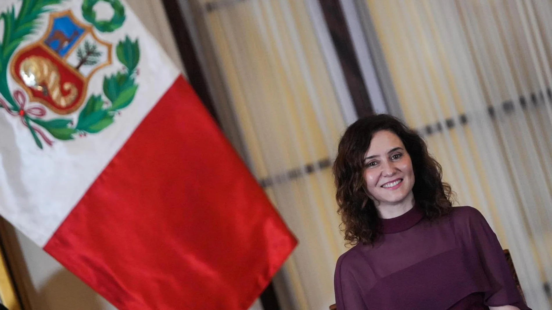 Isabel Díaz Ayuso en Perú.