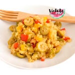 Quinoa con verduras salteadas