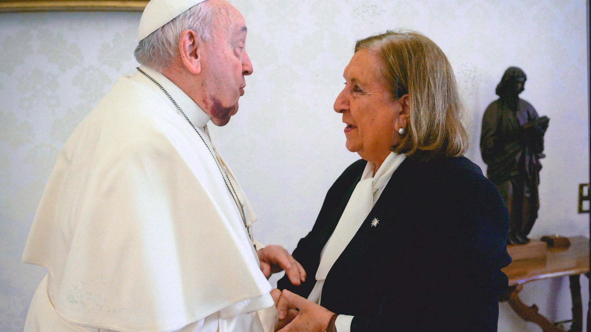 El Papa Francisco y Lydia Jimenez