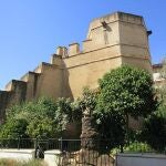 Imagen de un tramo de la muralla medieval de Écija