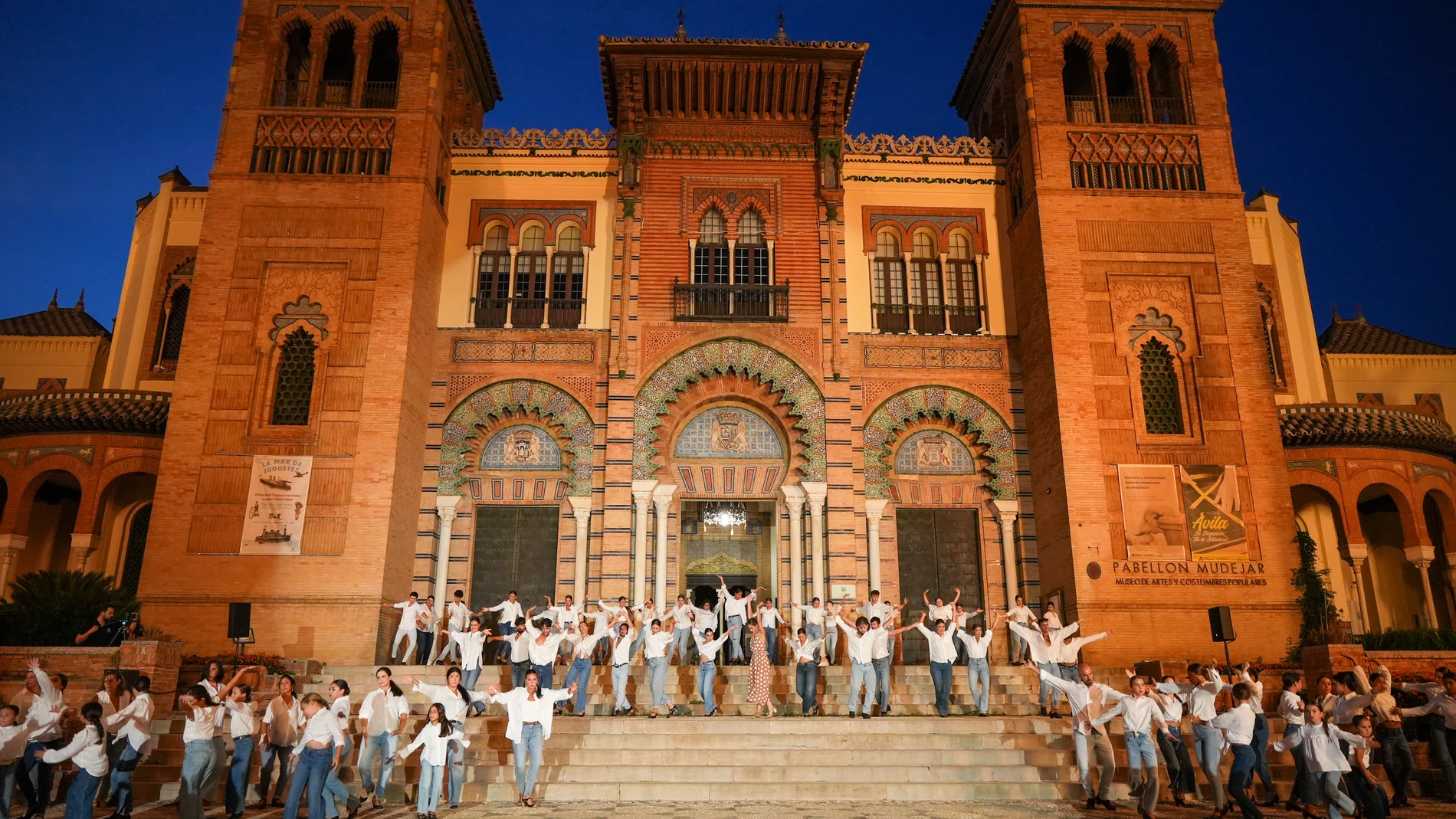 Flashmob de la inauguración de la XXIII Bienal de Flamenco en Sevilla en el mes de septiembre del pasado ejercicio