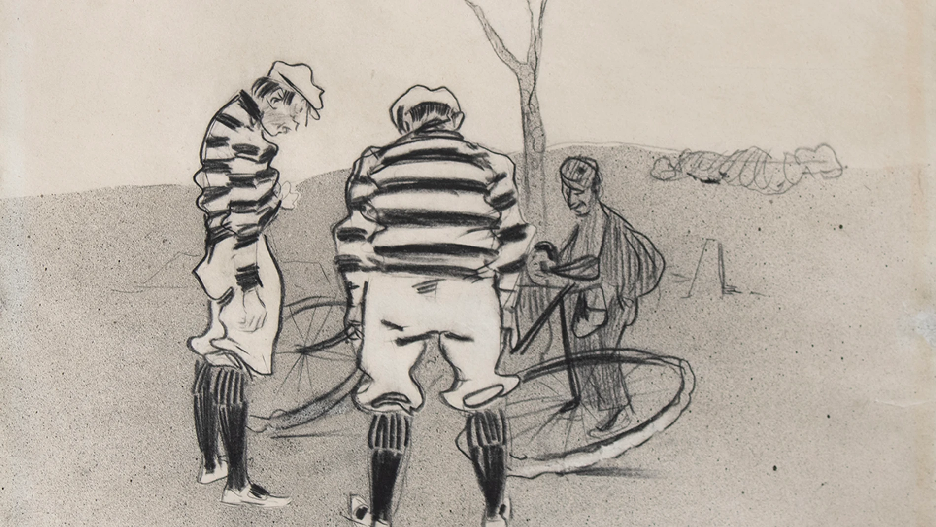 Un dibujo de Ramon Casas en la muestra