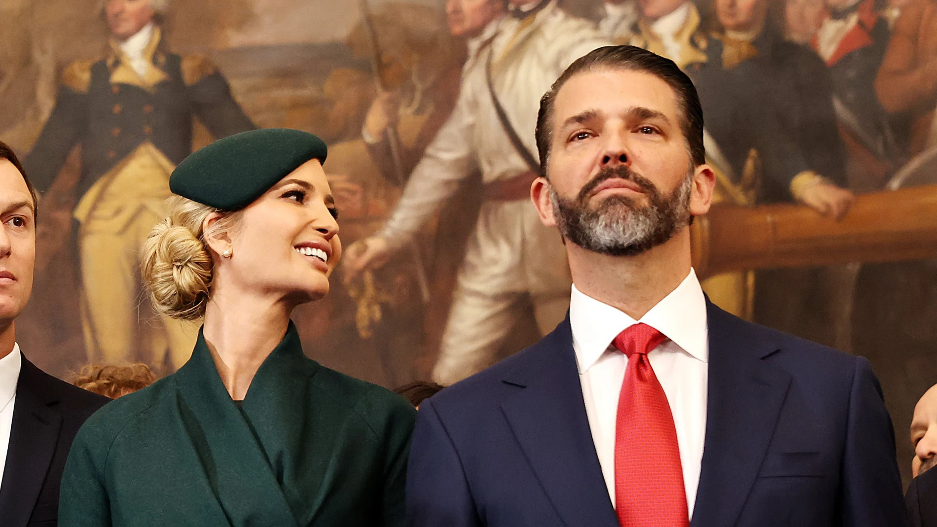 Ivanka Trump durante la toma de posesión de Donald Trump