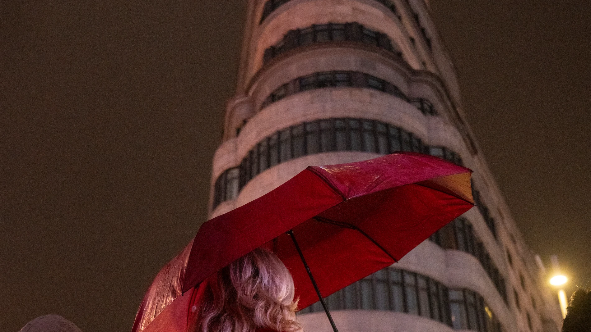 Lluvia en Madrid