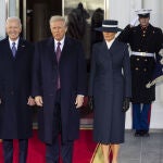 Joe y Jill Biden junto a Donald y Melania Trump 